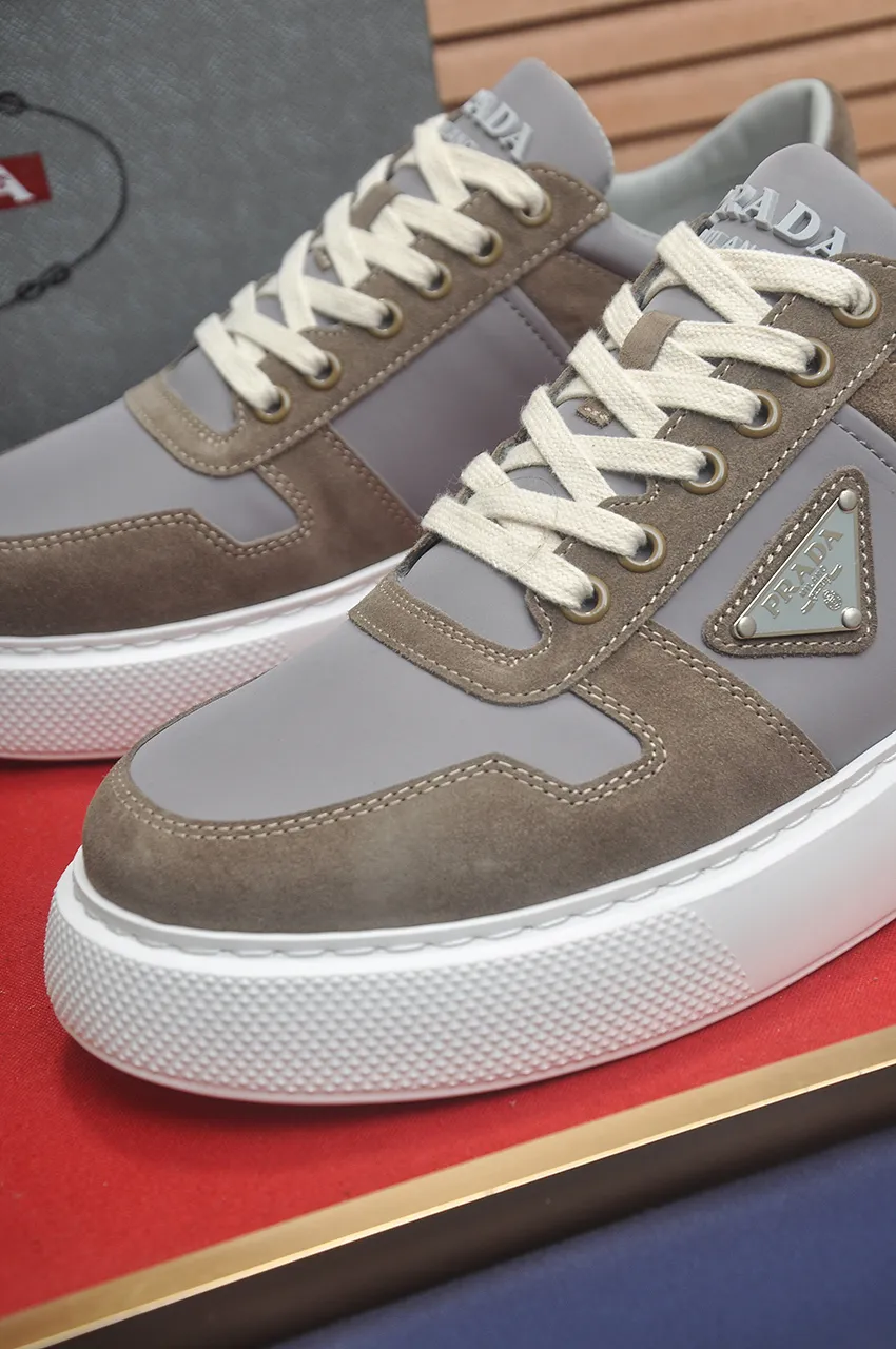 Men's shoes 💰580💶【PRADA】Top original, new season, high quality original goods, top imported calfskin with original imported glue, imported cowhide inside with original cowhide feet, original outsole! Quality guaranteed! Code 38-45 (45 customized)
